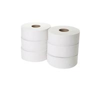 2-Ply Jumbo Toilet Roll 300m (Pack of 6) J26300DS