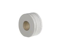 2 ply white mini jumbo toilet rolls - 12 x 150m 60mm core
