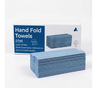 2 Ply Z Fold Blue Paper Towels 3000 Blue Sheets Extra Strong and Super Absorbent Paper Hand Towels