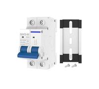 2 Pole DC Miniature Circuit Breaker 10A 16A 20A 25A 32A 40A 50A 63A 1000V Thermal Magnetic Trip Din Rail Mount Switch(40A)