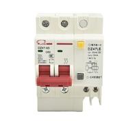 2 Pole RCBO Circuit Breaker DZ47LE Type C 30mA Leakage Protection For SPD Surge Arrester Over-Current Fault Reset In Home Panel