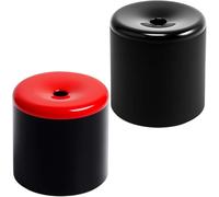 2 Pooter Fart Toy and Fart Gun Bundle, Humorous Prank Machine with Realistic Noises, Compact 4.4 cm Design for Social Gatherings and Office Fun, Includes Red and Black Fart Whistle Gadgets