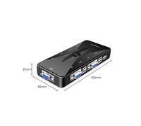(2 Port) 2/4 Way VGA Splitter Switcher 1080P USB 2.0 VGA Vedio Converter Box 4x1 2x1 KVM Switch VGA Adapter for Mouse Keyboard Printer Pendrive Share