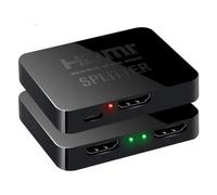 2-Port 5x1 HDMI Splitter 4K2K 3D HDMI 1.4b - 5 Input 1 Output HDMI Switch with Remote Control & IR Receiver, Supports 4K@30Hz 1080P@60Hz 3.4Gbps, Multi-Channel Audio (Dolby/DTS-HD) & HDCP