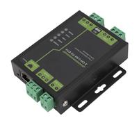 2 Port CAN to Ethernet Server Module, 10 100Mbps Industrial Grade 2 CH CAN RS485 Ethernet Double Socket CAN to Ethernet Converter for Computer