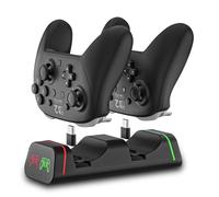 2-Port Controller Charging Dock, USB-C for Switch Pro/Switch 2 Pro, PS5, Xbox Series X/S & Elite 2 (Not for PowerA/3rd-Party), 5V2A USB Adaptor Recommended