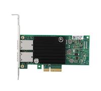 2 Port Gigabit NIC Network Card for X550 T2 PCIe X4 10Gbps with High Performance, Low CPU Usage Occupation, Auto Negotiation Technology, Support Alan Network Convergence