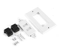 2-Port Gold Plated HDMI Double Outlet Port Insert Female HDMI Mount Socket Face Plate Cover Perfect for Home Theater System DVD Cable Satellite TV HDTV¨C White