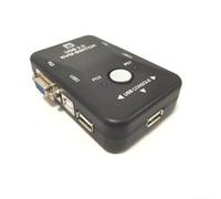 2 Port KVM Switch USB 2.0 VGA 1920x1440 Black