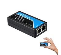 2 Port POE Extender Comply IEEE 802.3af/at Standard 10,100Mbps, POE Repeater 100 meters(328 ft) Extender 1 in 2 Out for POE IP Camera over Cat5/Cat6 or Better UTP Cables (POE5003)