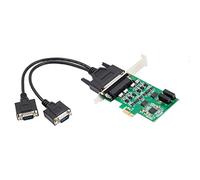 2 Port RS-232 RS-485 DB9 Serial PCI-Express 2.0 x1 Card Panel Mountable Field Terminator Adapters XR17V358 Chipset
