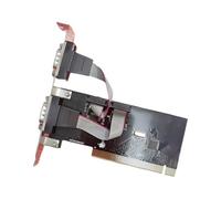 2 Port to RS232 Port Expansion Card Fast Speed Data Transfer for Industrial Equipment Data Acquisition Metal Housing Adapter