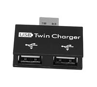 2 Port USB Hub - USB 2.0 Hub, Dedicated Charging Extender, Converter, One to Two Ports Mobile Phone Charging Extender | USB Hub Multiport Converter, Expansion Tool