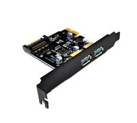 2 Port USB PCIE Card Power Delivery 2 Port PCIe USB3.0 Charging Expansion Card With Bracket For Desktop PC Digital Professionals Accessory