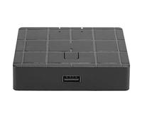 2 - Port USB Switcher for Printer Scanner Mouse Keyboard Mobile Hard Disk, USB 2.0 Sharing Adapter No Power Needed, Plug - and - Play Peripheral Switch for 2 Computers