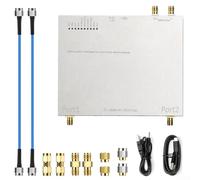 2-Port Vector Network Analyzer 100kHz to 6GHz for LibreVNA, Precise CNC Aluminium Enclosure, for SMA Interface for Professional RF Testing Applications