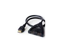 2 Port Way HDMI Switch Box & Cable Automatic Full HD Switcher Input Selector