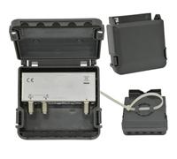 2 Port/Way Masthead Amplifier-4G LTE F-Connector Aerial Signal Splitter Booster