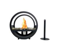 2. Portable Heater Rustproof Metal Construction Compact Heating for Bedroom/Living Room Quick Setup Decor Modern Alcohols Stove