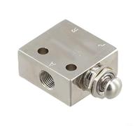 2 Position 3 Way Mechanical Air Valve with Roller Lever and Push Button Control TAC231V for Pneumatic System Direction Switching and Manual Actuation