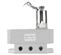 2 Position 5 Way Electric Solenoid Valve, Single Control Pneumatic Solenoid Valve with G1/8in Port, K25DH - 6 H Industrial Solenoid Valve for High Flow Media (DC24V)