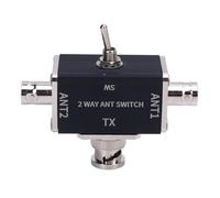 2 Position Coaxial, Reverse Guard, Automatic Guard, 100W BNC Connector for 1-30MHz HAM CB HF VHF UHF Radio Gold Plated