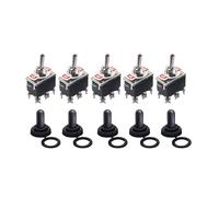 2 Position Toggle Switches 15A 250VAC Waterproof Design Control Switches 12mm Mounting Hole For Boats Trucks Projects Screw Terminal Toggle