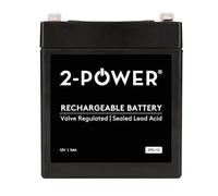 2-Power 12V 5Ah SLA Battery Valve Regulated Sealed Lead Acid Rechargeable Battery Alarm, UPS & Backup Power Replacement for NP5-12, NP5-12T, LSLA5-12, HSC12-5, LP12-5.0