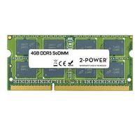 2-Power MEM5103A 4GB DDR3 1333MHz Memory Module - Memory Modules (4GB, 1X4GB, DDR3, 1333MHz, 204-pin SO-DIMM, Green)