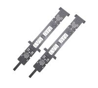2 Prima Dishwasher Decor Door Hinge Guide Plastic Bracket Fastener Fixing Strips