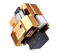 2. Pro-Grade Fiber Cable Cutting Tool with Return and 3-Size Alignment Stainless Steel Guide Fiber Optical Splicing Tool