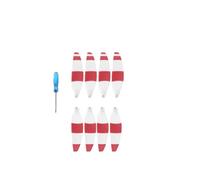 2 Propellers Quiet Flight Replacement Spare Parts Compatible With Automotive Motorcycle Parts For Drone Accessories(WhiteRed)