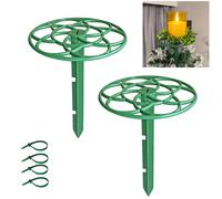 2 PSC Christmas Tree Topper Holder, Planar Holiday Universal Tree Topper Stabilizer, Plastic Support Rod Adjustable attachments stabilize Seasonal Treetop Ornaments Halloween Tree Topper Supporter