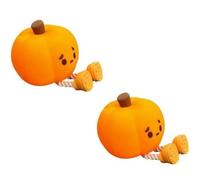 2 Pumpkin Night Light, Cute Pumpkin Silicone Night Light, Pumpkin Shape Rechargeable Bedside Touch Lamp, Cute Pumpkin LED Lamp,Pumpkin Touch Sensor Lamp,Silicone Dimmable Nursery Nightlight for Kids
