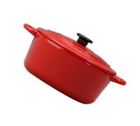 2.Realistic Design Miniature Alloy Cookware Set, 1/12 Scale Soup Pot, Miniature Kitchen Tools for Kitchen & Collector Display