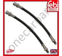 2 Rear Brake Hoses Lines Febi 37236 Fits Classic VW 181 Iltis Kafer Karman Ghia