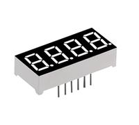 2. Red 4-Digit Digital Panel Low Power Quick For Home Electronics & Upgrades Modern Appliance LED Upgrade