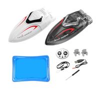 2 Remote Control Boat For Kids, Remote Control Boat, 2.4GHz Mini Stunt Submarine Toy With Light, Portable Speedboat Toys, For Lakeside, River, Washbasin, Bathtubs(7×3×3cm)