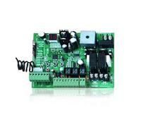 2 Remote Controls Swing Gate Opener Motor Controller Circuit Card Board 24V DC Motor Only Control Board For Electric Automatic Gate Openers for Factories, Schools, Residences(Only control board)