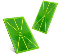 2 Replaceable Hitting Mats, for Swing Path Analysis, Indoor Outdoor Use, for Beginners, Adults & Kids