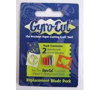 2 Replacement Blades for the Gyro-Cut Precision Paper Cutting Craft Tool