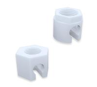 2 Replacement Nuts for Sodastream Compatible with Jet, Spirit, Easy, Crystal, Terra, Duo, Fizzi 1.0 & 2.0 - Accessories for Soda Machine, Leaks, Sparkling Water Maker, Hose Connection