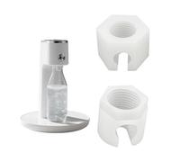 2 Replacement Nuts for Sodastream Replacement Parts for Nut Fastener Accessories Compatible with Jet, Spirit, Easy, Crystal, Terra, Duo 1.0 & 2.0, Sparkling Water Machine, CO2 Hose Connection