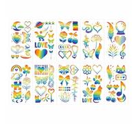 2. Reusable Shimmering Body Face Stickers 10PCS Skin-Friendly Decals For & Celebrations Reusable Stickers