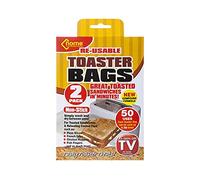 2 Reusable Toaster Bags Non Stick Toasty Toast Sandwich TOASTIE Pockets Bag