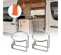 2 Ring Cup Drink Holders | Cup Holder | Stainless Steel Boat Ring Cup Drink Holder | Ring Cup Holder | Wall Mounted Iron Cup Drink Holder | Wall Mounted Cup Drink Holders Iron Cup Drink Holder