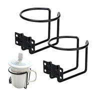 2 Ring Cup Drink Holders | Cup Holder | Stainless Steel Boat Ring Cup Drink Holder | Ring Cup Holder | Wall Mounted Iron Cup Drink Holder | Wall Mounted Cup Drink Holders Iron Cup Drink Holder