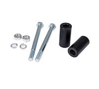 2'' Rise Handlebar Risers Extension For Harley Davidson 1'' Handlebars Black Motorcycle Spacers