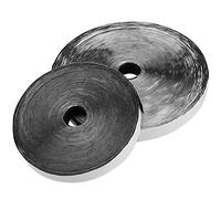 2 Roll 25m x 20mm Hook and Loop Tape, Self Adhesive Sticky Tape, Extra Strong Double-Sided Sticky Back Fastening Tape for Home, Kitchen, Office, Black