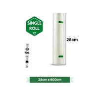2 Roll 28 X 600Cm Food Vacuum Sealer Bags Textured Storage Seal Dry Wet Pack Food Saver Pouch